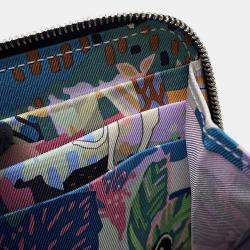 Pre Owned Hermes Azap Compact Silk In Black Epsom