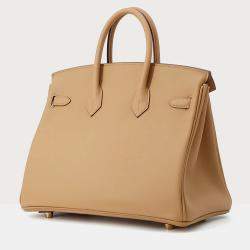 Pre Owned Hermes Birkin Biscuit Swift Leather Size 25