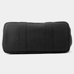 Pre Owned Hermes Garden Party Black Negonda Leather Size Pm