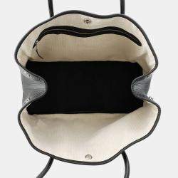 Pre Owned Hermes Garden Party Black Negonda Leather Size Pm