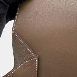 Pre Owned Hermes Della Cavaleria Etoupe Epsom Size Mini