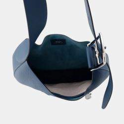 Pre Owned Hermes Alsoson Blue De Prusse Togo Leather