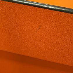 Pre Owned Hermes Alsoson Blue De Prusse Togo Leather