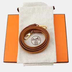 Pre Owned Hermes Evelyne Long Gold Taurillon Clemence Size Tpm