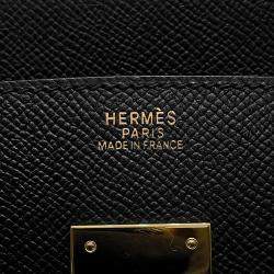 Pre Owned Hermes Birkin Black Epsom Size 30