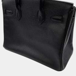 Pre Owned Hermes Birkin Black Epsom Size 30