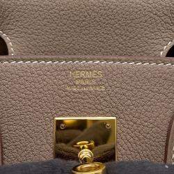 Pre Owned Hermes Birkin Etoupe Togo Leather Size 30