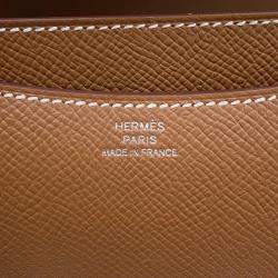 Pre Owned Hermes Constance3 Miroir Gold Epsom Size Mini