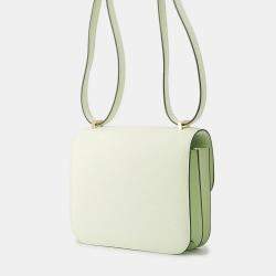 Pre Owned Hermes Constance3_Miroir Vert Fizz Epsom Size Mini