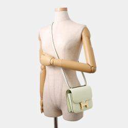 Pre Owned Hermes Constance3_Miroir Vert Fizz Epsom Size Mini