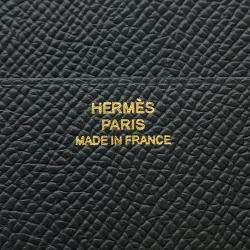 Pre Owned Hermes Bearn Combine Vert Fonce Epsom