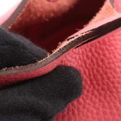 Pre Owned Hermes Picotin Lock 19 Handbag In Taurillon Clemence Leather Pink