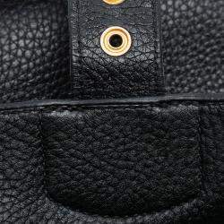 Pre Owned Hermes Black Togo Sac A Depeches 38