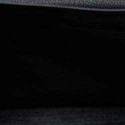 Pre Owned Hermes Black Togo Sac A Depeches 38