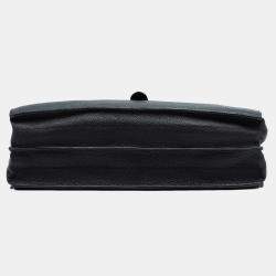 Pre Owned Hermes Black Togo Sac A Depeches 38