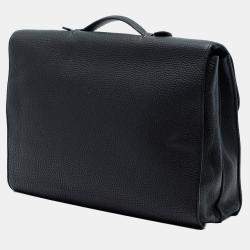 Pre Owned Hermes Black Togo Sac A Depeches 38