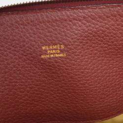 Pre Owned Hermes Rouge H Ardennes Bolide 45 Handbag