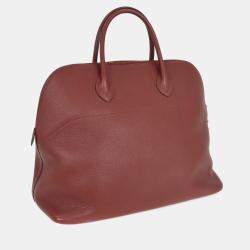 Pre Owned Hermes Rouge H Ardennes Bolide 45 Handbag