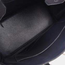 Pre Owned Hermes Dark Navy Togo Birkin 30 Handbag