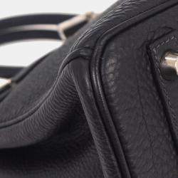 Pre Owned Hermes Dark Navy Togo Birkin 30 Handbag