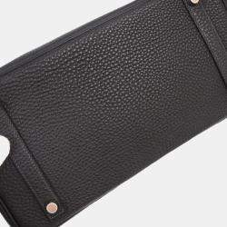 Pre Owned Hermes Dark Navy Togo Birkin 30 Handbag