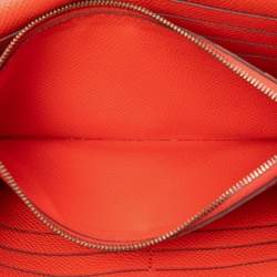 مملوكة مسبقًا Hermes Orange Epsom Kelly Longue Wallet