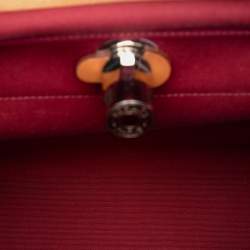 مملوكة مسبقًا Hermes Brown Pink Toile Herbag Zip 31