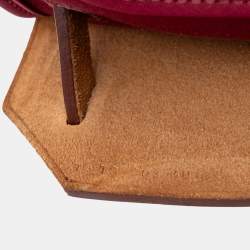 مملوكة مسبقًا Hermes Brown Pink Toile Herbag Zip 31