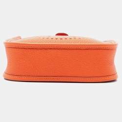 مملوكة مسبقًا Hermes Orange Clemence Evelyne TPM 16