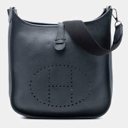 مملوكة مسبقًا Hermes Blue Clemence Evelyne III 29