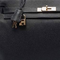 مملوكة مسبقًا حقيبة هيرمس كيلي ريتورن II 35 توغو أسود