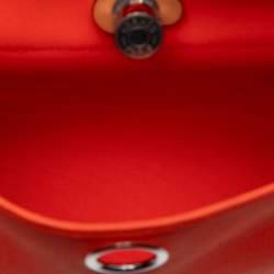 مملوكة مسبقًا Hermes Brown Orange Toile Herbag Zip 31