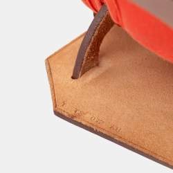 مملوكة مسبقًا Hermes Brown Orange Toile Herbag Zip 31