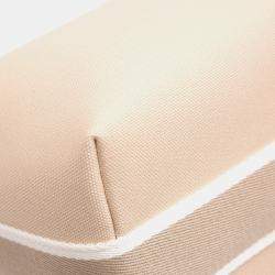 مملوكة مسبقًا Hermes Beige Small Toile Bride A Brac Case