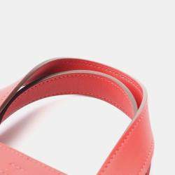 مملوكة مسبقًا Hermes Hermes In The Loop 18 Handbag Taurillon Clemence Leather Red