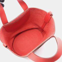 مملوكة مسبقًا Hermes Hermes In The Loop 18 Handbag Taurillon Clemence Leather Red