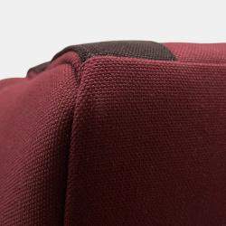 Pre Owned Hermes Sacked Pansage Groom Backpack Rouge H/Chocolat Toile Chevrons Canvas