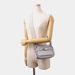 Pre Owned حقيبة هيرمس جابسيير ميني جلد سوفت أخضر بانتان