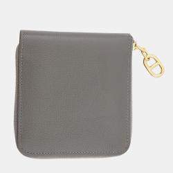 Pre Owned Hermes Zip Ango 2 Chaine D'Ancre Gris Meyer Evercolor