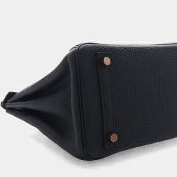 Pre Owned حقيبة هيرميس بيركين 25 توغو نوار