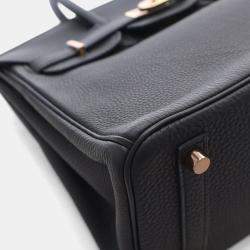 Pre Owned حقيبة هيرميس بيركين 25 توغو نوار