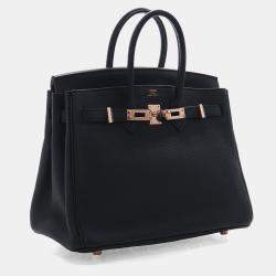 Pre Owned حقيبة هيرميس بيركين 25 توغو نوار
