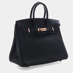 Pre Owned حقيبة هيرميس بيركين 25 توغو نوار