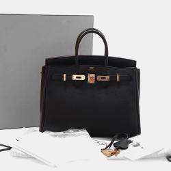 Pre Owned حقيبة هيرميس بيركين 25 توغو نوار