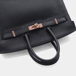 Pre Owned حقيبة هيرميس بيركين 25 توغو نوار