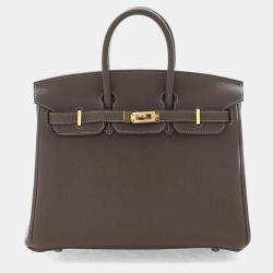 مملوكة مسبقًا Hermes Etoupe Togo Birkin 25