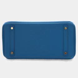 مملوكة مسبقًا Hermes Bleu Zanzibar Epsom Birkin 30