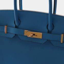 مملوكة مسبقًا Hermes Bleu Zanzibar Epsom Birkin 30