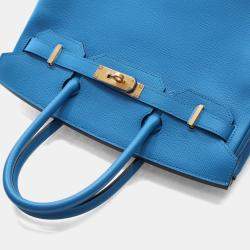مملوكة مسبقًا Hermes Bleu Zanzibar Epsom Birkin 30