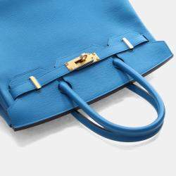 مملوكة مسبقًا Hermes Bleu Zanzibar Epsom Birkin 30